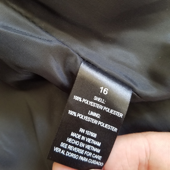 Patterned Suit Jacket Size 16 - Picture 8 of 10